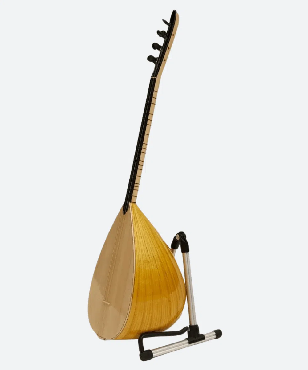 Turkish Short Neck Baglama Saz Mulberry- Free Soft Case