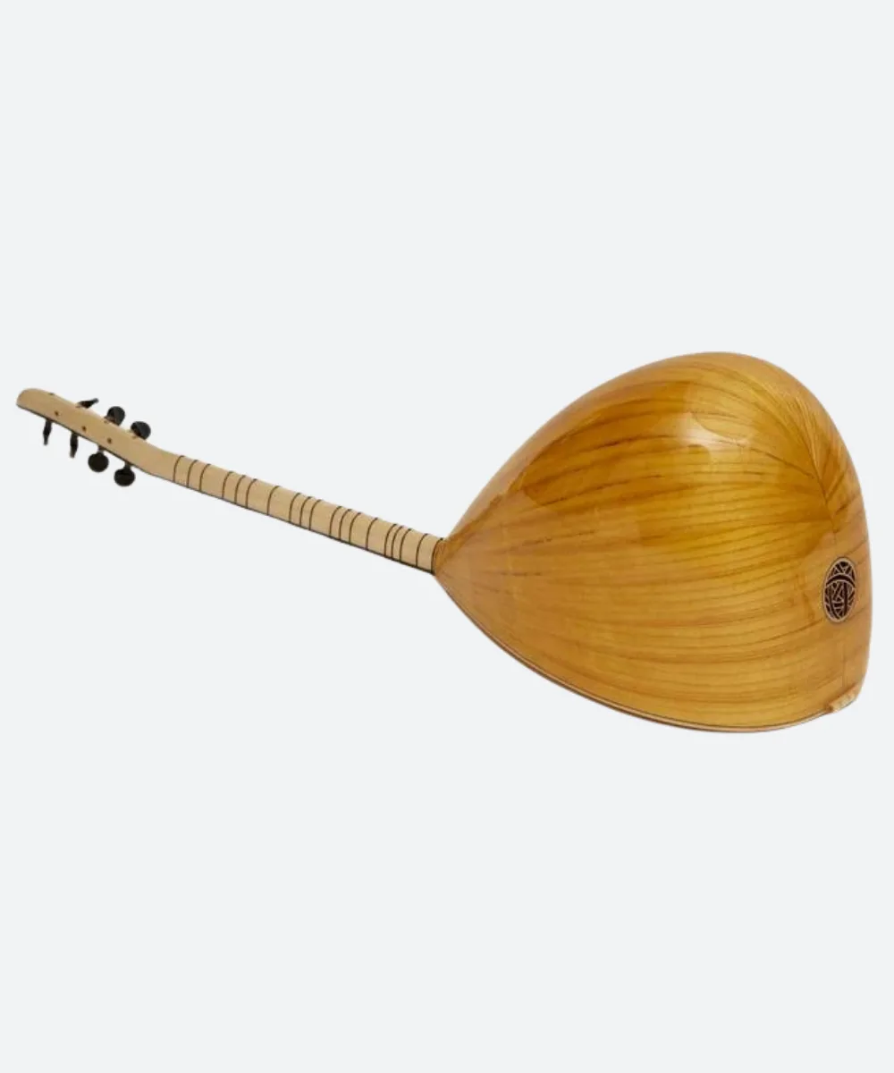Turkish Short Neck Baglama Saz Mulberry- Free Soft Case - Image 5