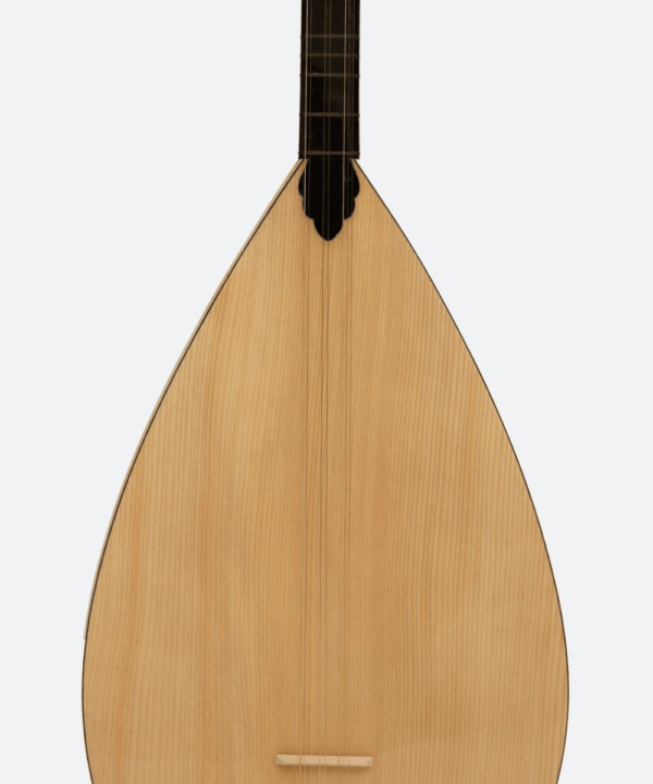 Turkish Long Neck Baglama Saz Mahogany - Free Soft Case - Image 6