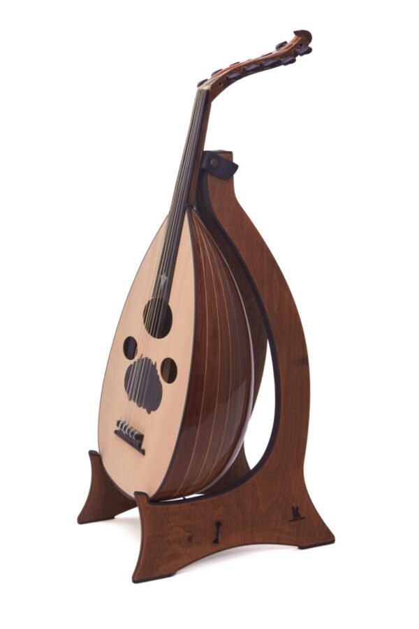 Arabic Oud with Internal Pickup by Master Enver Asaf - Authentic Craftsmanship, Modern Versatility. Walnut