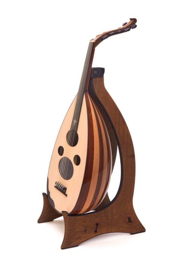 Arabic Oud with Internal Pickup by Master Enver Asaf - Authentic Craftsmanship, Modern Versatility. Maple&Mahogany