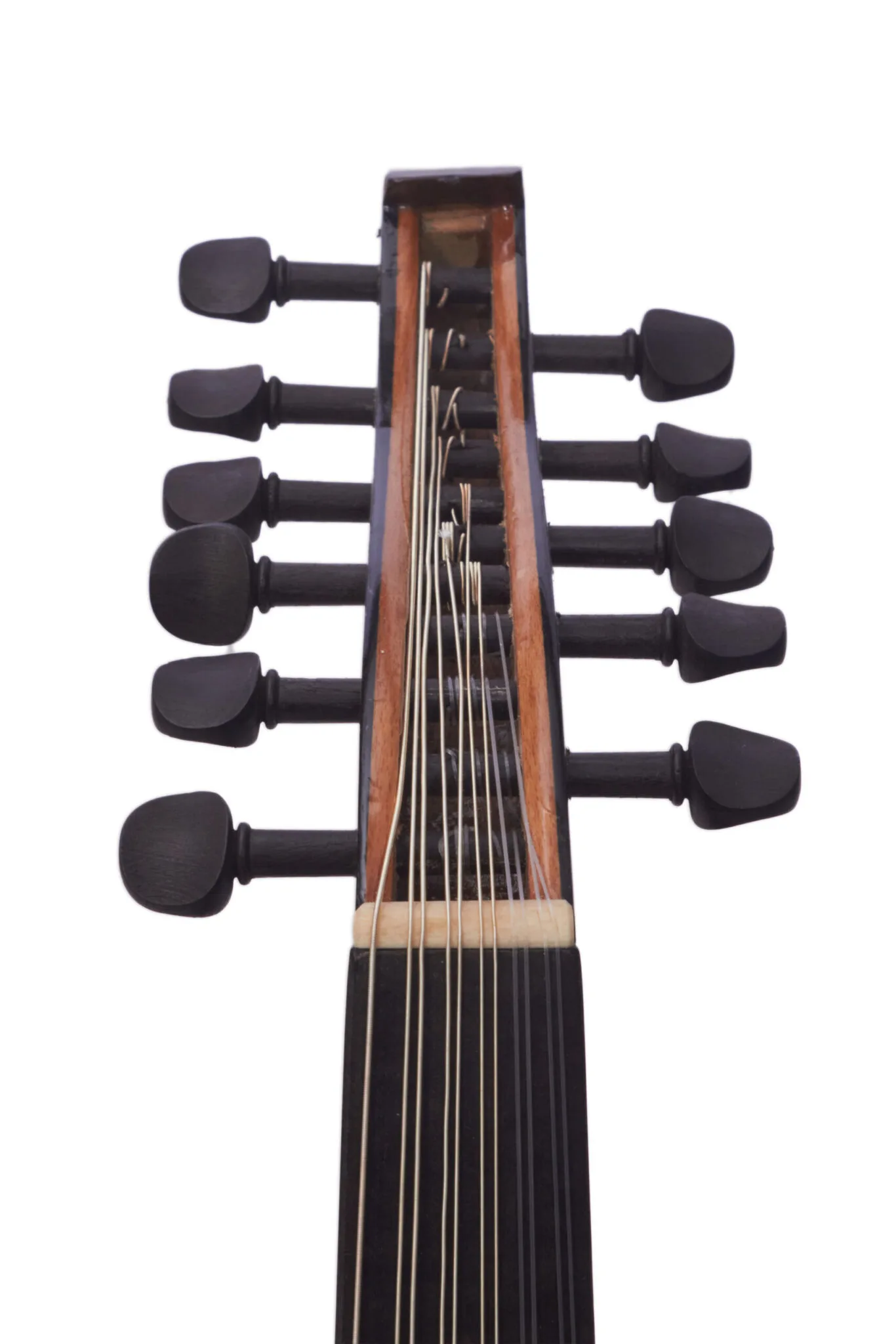 Arabic Oud with Internal Pickup by Master Enver Asaf - Authentic Craftsmanship, Modern Versatility. Black - Image 10