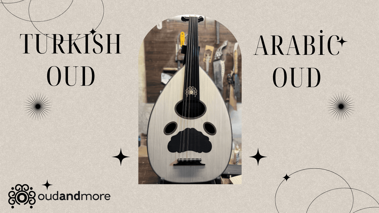 Turkish and arabic oud