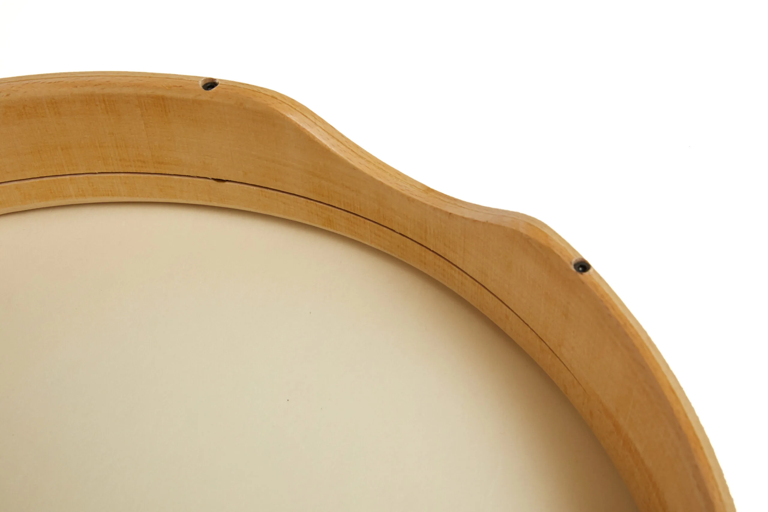 18" Professional Fiber Head Tunable Bendir - Natural Goat Skin - Image 7